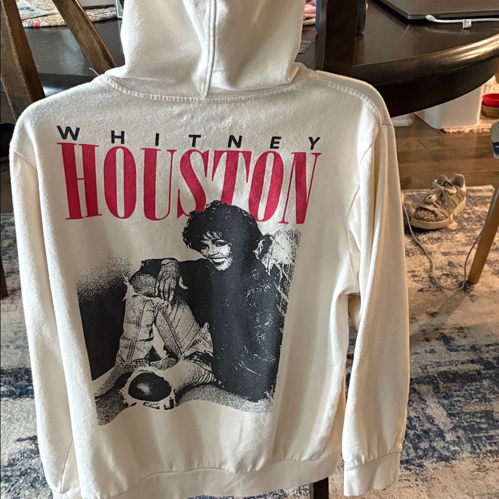 Whitney Houston Beige Hoodie - Picture 3 of 3